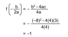 Jika a > 0 maka parabola membuka ke atas. Grafik Fungsi Kuadrat