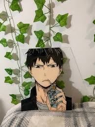 Haikyuu Kageyama Anime Glass Painting Etsy In 2021 Anime Glass Painting Glass Painting Anime Glass