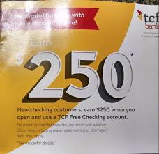 Get the inside scoop on jobs, salaries, top office locations, and ceo insights. Tcf Bank 250 Free Checking Account Bonus Targeted Mn Mi Il Wi Co And Sd