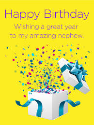 Birthday Wishes For My Nephew Full Of Surprise Happy Birthday Card For Nephew Birthday Greeting Cards By Davia Happy Birthday Nephew Birthday Card For Nephew Happy Birthday Wishes Nephew