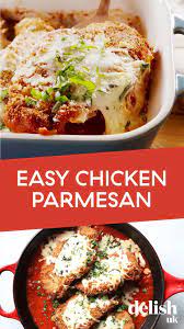 This Is The Easiest Way To Make Chicken Parm Video Recipe Video In 2021 Dinner Recipes Chicken Parmesan Recipe Easy Chicken Parmesan Recipes