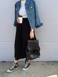 Namun ootd makin keren jika dikombinasikan dengan celana jeans dan high heels motif yang nggak kalah statement. Pin On Converse High Tops
