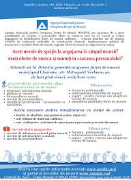 De ce este necesară reorganizarea instituţiei. DirecÈ›ia GeneralÄƒ Ocuparea ForÈ›ei De MuncÄƒ Municipiul ChiÈ™inÄƒu OferÄƒ Sprijin La Angajare Persoanelor Aflate In CÄƒutarea Unui Loc De MuncÄƒ Alocapitala