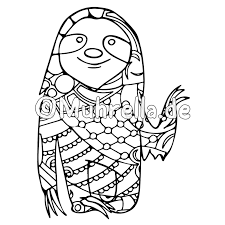 Sloth Coloring Book Sample Coloring Page Calm Down By Coloring A Sloth Sloth Coloring Book Sample Coloring Page Coloringpa Coloring Books Coloring Pages Sloth