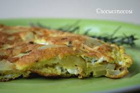 Sbattere le uova in una terrina. Frittata Di Patate E Porri Con Gorgonzola Ricetta Gustosa