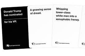 That's why agency sid lee collective thought it would be a great idea to create trump against humanity (an unofficial expansion to the popular game cards against humanity). Cards Against Humanity S Co Founders On The Struggle To Find Humor In The Age Of Trump Vox