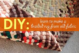 Diy Learn How To Make A Beautiful Braided Rug From Old Fabric Although i've never spilled anything on it and vacuum it regularly it needs a good cleaning. braided rug from old fabric