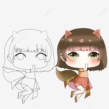 Gambar mewarnai awan kartun lucu. Gambar Gadis Anime Rubah Lucu Kartun Lucu Digambar Tangan Versi Q Rancangan Garis Mewarnai Kartun Digambar Tangan Kartun Anime Png Transparan Clipart Dan File Psd Untuk Unduh Gratis