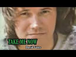 TAKE ME NOW song by: David Gates