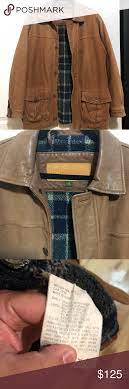 Timberland Lined Leather Jacket Size S Timberland Lined Leather Jacket Size S Minor Discoloration Pictured And Jackets Timberland Jacket Leather Jacket