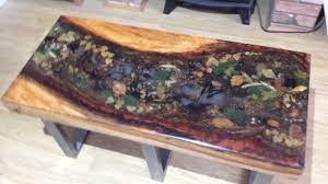 River tables, including live edge wood river tables, are one of the most desirable furniture pieces to adorn a stylish living room. Contemporary Live Edge River Coffee Table Oak Wood Resin With A Nature Theme Youtube