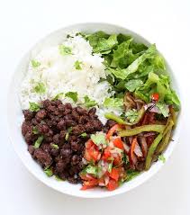 Black Beans Or Pinto Beans In Burrito Easy Black Bean Burrito Bowl Recipe Veggie Rice Bowl Black Bean Burrito Vegan Meal Prep