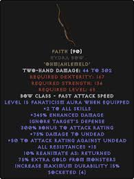 The skills and strategy advice are all current as of v1.12. Buy Diablo 2 Faith Hydra Bow At D2trophy Com