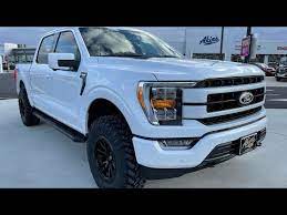 But so far, our team has found a few things that could have been done better. 2021 Ford F150 Lariat Sport Covert Edition Leveled On 34s Oxford White Review Youtube
