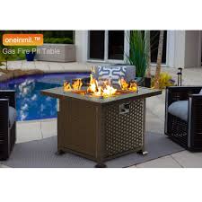Gassaf 10lb fire glass beads for fire pit. Protective Cover 42 Inch 60 000 Btu Square Gas Fire Pits With Glass Wind Guard W Ceramic Tabletop With Waterproof Cover Avawing Propane Fire Pit Table Tempered Glass Beads Outdoor Companion Fire Tables Fire