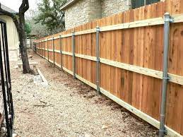 Installing Metal Post To Wood Fence Bracket Home Ideas Utility Collective Steel Fence Posts Steel Fence Wood Fence