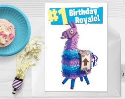Free Printable Fortnite Happy Birthday Cards Check Out This Fortnite Birthday Card You Can Even Customize It With The Person S Age Perfect For Any Fortni Birthday Cards Personalized Birthday Cards Cards