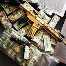 Gold Gangster Money Wallpaper Baddie rose gold vintage aesthetic wallpaper.