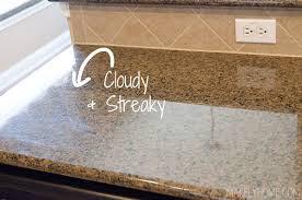 how to clean granite countertops with steam