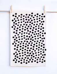 Black And White Polka Dot Hand Towels Available At West Elm Skokie Decorative Kitchen Towels Prints Towels Sale