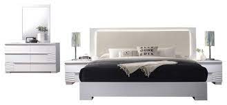 What is the price range for bedroom sets? Athens White Lacquer 5 Piece Platform Modern Bedroom Set Contemporary Bedroom Furniture Sets By Furniture Import Export Inc Houzz