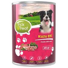 Trick Treat Kuzu Etli Kopek Konservesi 415 Gr Yetiskin Kopek Konservesi