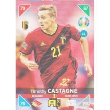 Create your own fifa 21 ultimate team squad with our squad builder and find player stats using our player database. Soccer Trading Card Timothy Castagne Belgium Panini Adrenalyn Xl Euro 2020 Kick Off