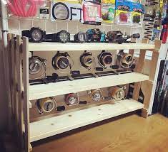 リール リールスタンド リールディスプレイ 収納 整理整頓 百均 釣り 暇つぶし 雨 自作 diy 釣具 収納 趣味の部屋 釣り リール