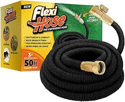 It redeﬁnes ﬂexibility, making it easy to maneuver around trees, bushes or other obstacles. Review For Flexi Hose 50 Ft Lightweight Expandable Garden Hose Ultimate No Kink Flexibility Extra Strength With 3 4 Inch Solid Brass Fittings Double Latex Core Rot Crack Leak Resistant