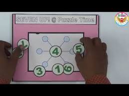 9.1 puzzle time a bagel 9.2 start thinking! Seven Up Puzzle With Solution Maths Project Youtube