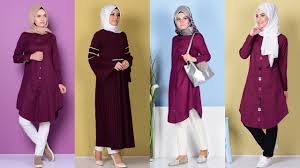 Sefamerve 2017 Murdum Rengi Tesettur Tunik Modelleri 2 2 Youtube