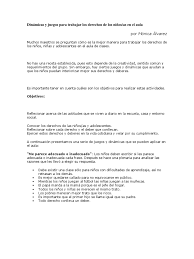 Se conoce como carta internacional de derechos humanos al siguiente conjunto de instrumentos sobre derechos humanos, proclamados por las naciones unidas, en diversos momentos: Dinamicas Y Juegos Para Trabajar Los Derechos De Los Ninos Salon De Clases Amor