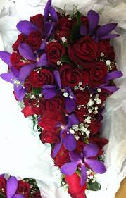 Red and purple flowers for wedding. Lavender And Red Rose Bouquet Novocom Top