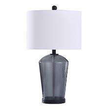 Whether glam globe lamps or minimalist cylinder ones speak to. Bee Willow Home Majorca Table Lamp In Dark Blue With Cotton Drum Shade Bed Bath Beyond
