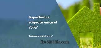 Il superbonus 110% è un'agevolazione prevista dal decreto rilancio (dl 34/2020 convertito in legge 77/2020) che consente di elevare al 110% la detrazione fiscale per le spese sostenute dal 1 luglio. Superbonus Aliquota Unica Al 75 Fiscomania