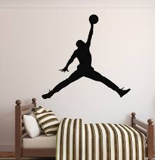 Amazon Com Michael Jordan Wall Decal Basketball Wall Decor Home Decor Jumpman Wall Deca Basketball Wall Decals Sports Wall Decals Basketball Wall Decor