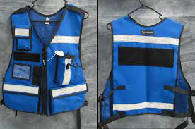 Police roadwork safety vests blue reflective vest stock customize logo. The Vest Guy Blue Ccfd Vest Designs Western Wear Safety Vest