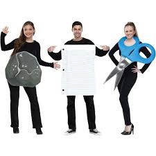 Rock Paper Scissors Adult Halloween Costume Walmart Com