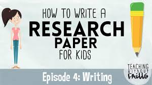 Those are just a few examples of questions to get you started. How To Write A Research Paper For Kids Episode 4 Writing A Draft Youtube