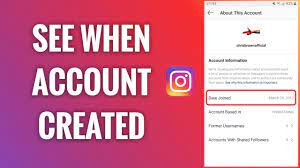 How to check when an instagram account was created. How To See When Instagram Account Was Created Youtube