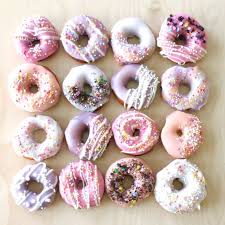 Who Doesn T Love Donuts How About Little Mini Donuts To Go With Your Party Theme These Pretties Were Donut Party Unicorn Birthday Parties Unicorn Theme Party