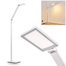 Led Stehlampe Muture Dimmbare Stehleuchte Aus Metall In Alufarben