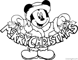 Or color online on our site with the interactive coloring machine. Disney Christmas Coloring Pages Coloringall