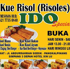 Jadi lebih aman dan sehat bikin sendiri. Kue Risol Ido Special Home Pangkalpinang Sumatera Selatan Indonesia Menu Prices Restaurant Reviews Facebook