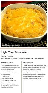 Light Tuna Casserole In 2020 Lean Eating Lean And Green Meals Eat