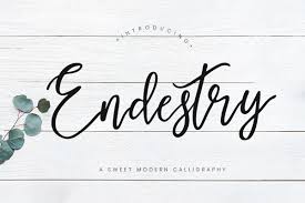 The category calligraphy fonts is created to simplify your work. Free Endestry Modern Calligraphy Font Creativetacos
