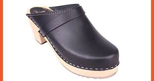 Lotta From Stockholm Torpatoffeln Swedish Clogs High Heeled Clog In Black Leather Us 8 5 M Eur 39 Mules And Clogs High Heel Clogs Clogs Black High Heels