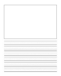 25 free printable picture dictionaries for kids. Kindergarten Writing Paper Writing Lines Writing Paper Template