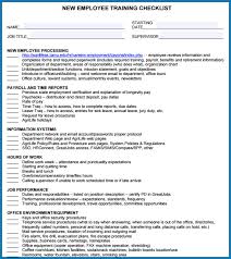 As we will discuss later, standardization can be a employees who work from home will not have easy access to coworkers or local it staff to help them with software questions. Free Printable New Employee Training Checklist Template Checklist Templates