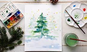 Como Aprender A Pintar Con Acuarelas Aprovecha La Navidad 12 preciosas imagenes de dibujos de navidad fáciles para niños que puedes descargar e imprimir para que tus niños se diviertan llenándolas de color y vida. como aprender a pintar con acuarelas